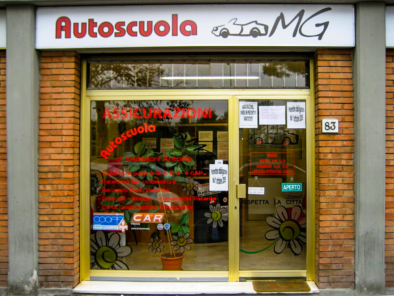 Un'immagine di entrata Autoscuola Mg Firenze